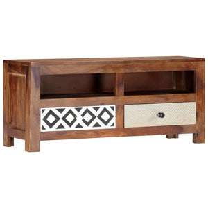 TV-Schrank 90x30x40 cm Massivholz Akazie