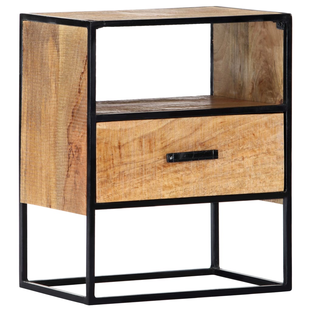 Nachttisch 40x30x50 cm Massivholz Mango