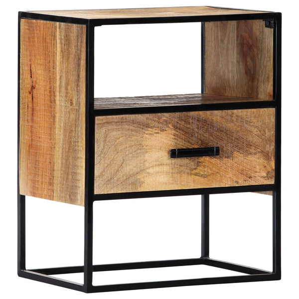 Nachttisch 40x30x50 cm Massivholz Mango