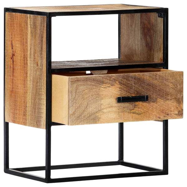 Nachttisch 40x30x50 cm Massivholz Mango