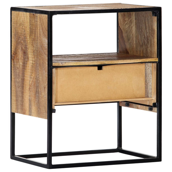 Nachttisch 40x30x50 cm Massivholz Mango