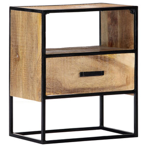 Nachttisch 40x30x50 cm Massivholz Mango