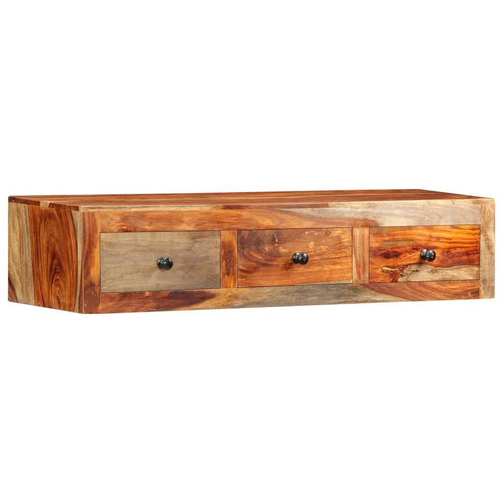 Wand-Konsolentisch 100x25x20 cm Massivholz Akazie