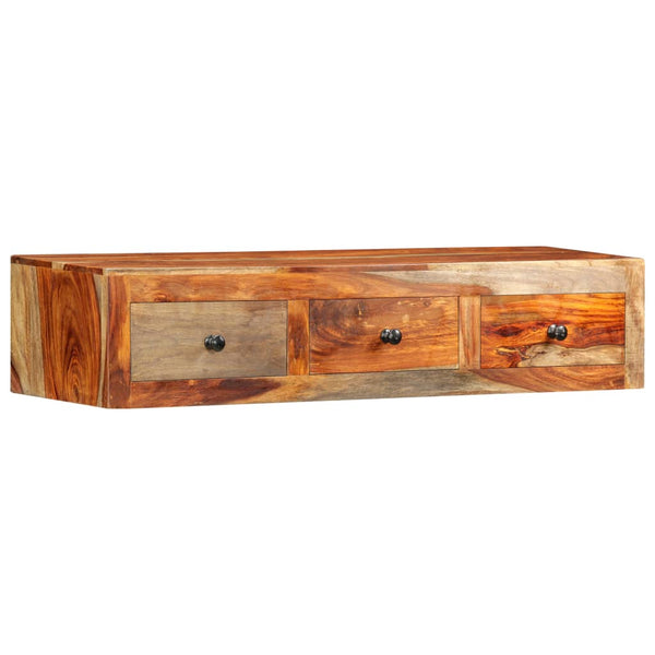 Wand-Konsolentisch 100x25x20 cm Massivholz Akazie