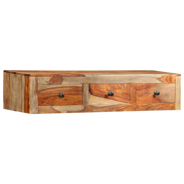 Wand-Konsolentisch 100x25x20 cm Massivholz Akazie