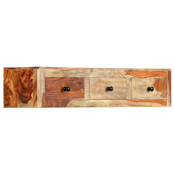 Wand-Konsolentisch 100x25x20 cm Massivholz Akazie