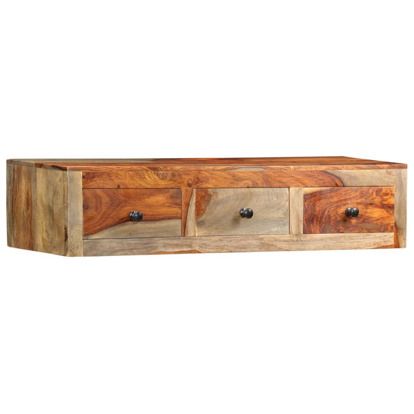 Wand-Konsolentisch 100x25x20 cm Massivholz Akazie