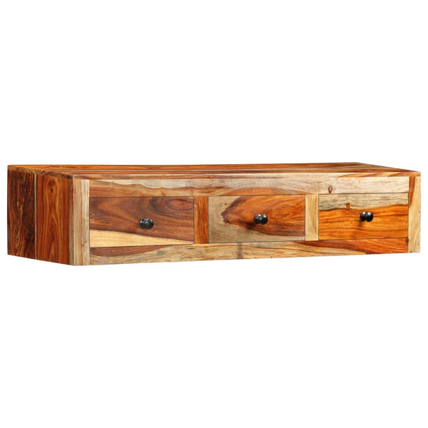 Wand-Konsolentisch 100x25x20 cm Massivholz Akazie