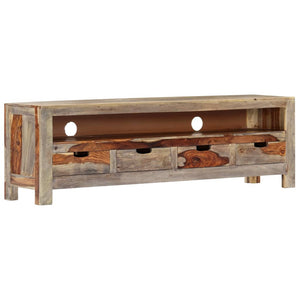 TV-Schrank 130x30x40 cm Massivholz Akazie