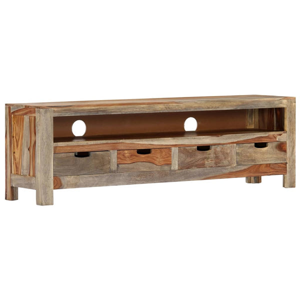 TV-Schrank 130x30x40 cm Massivholz Akazie