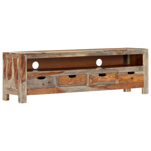 TV-Schrank 130x30x40 cm Massivholz Akazie