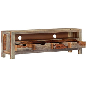 TV-Schrank 130x30x40 cm Massivholz Akazie