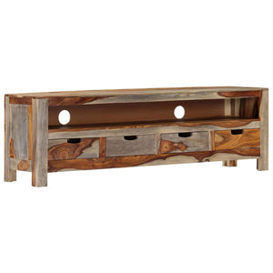 TV-Schrank 130x30x40 cm Massivholz Akazie
