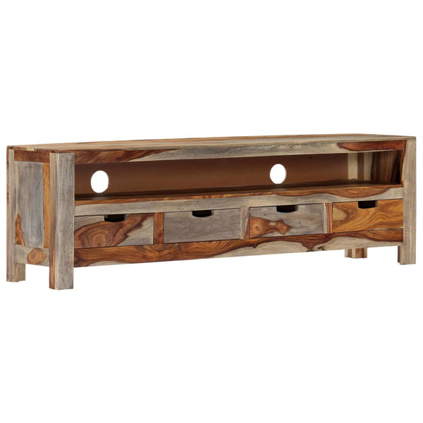 TV-Schrank 130x30x40 cm Massivholz Akazie