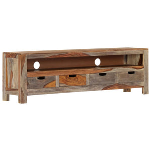 TV-Schrank 130x30x40 cm Massivholz Akazie