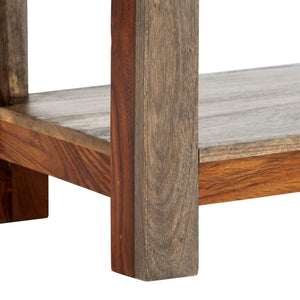 Konsolentisch mit 3 Schubladen 120x30x75 cm Massivholz Akazie