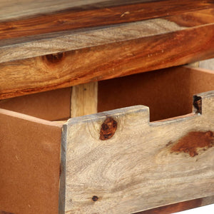 Konsolentisch mit 3 Schubladen 120x30x75 cm Massivholz Akazie
