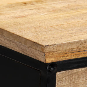 Schreibtisch 110 x 50 x 76 cm Mangoholz Massiv