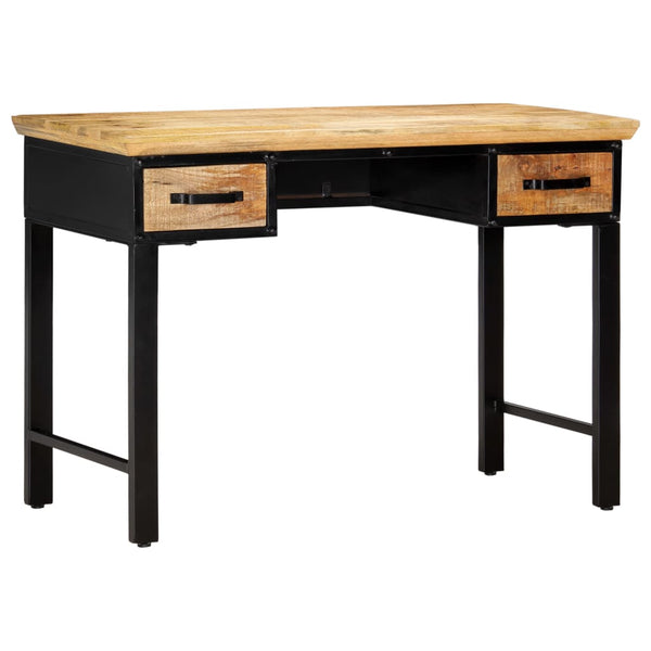 Schreibtisch 110 x 50 x 76 cm Mangoholz Massiv