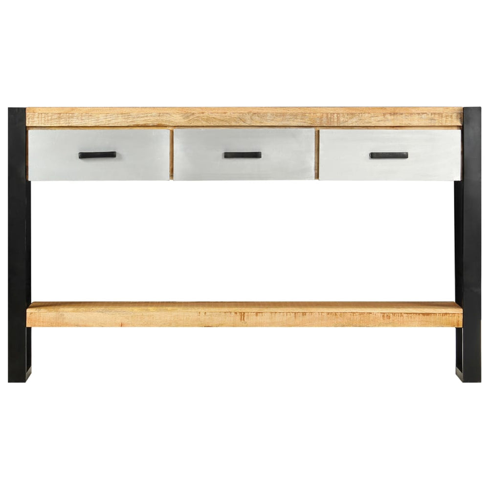 Konsolentisch 130x30x76 cm Massivholz Mango