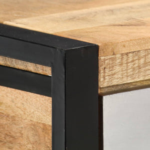 Konsolentisch 130x30x76 cm Massivholz Mango
