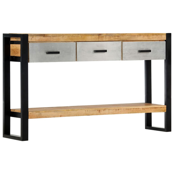 Konsolentisch 130x30x76 cm Massivholz Mango