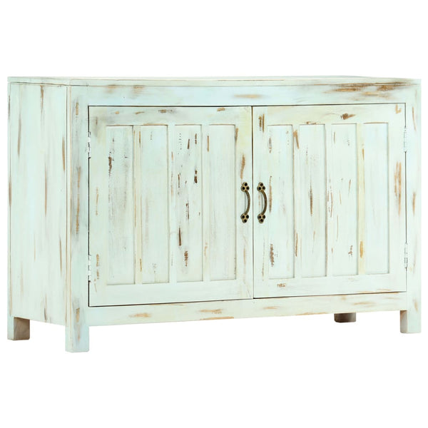 Sideboard Hellblau 110x35x70 cm Massivholz Mango