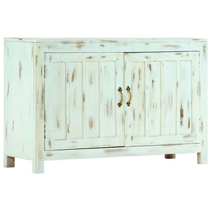 Sideboard Hellblau 110x35x70 cm Massivholz Mango