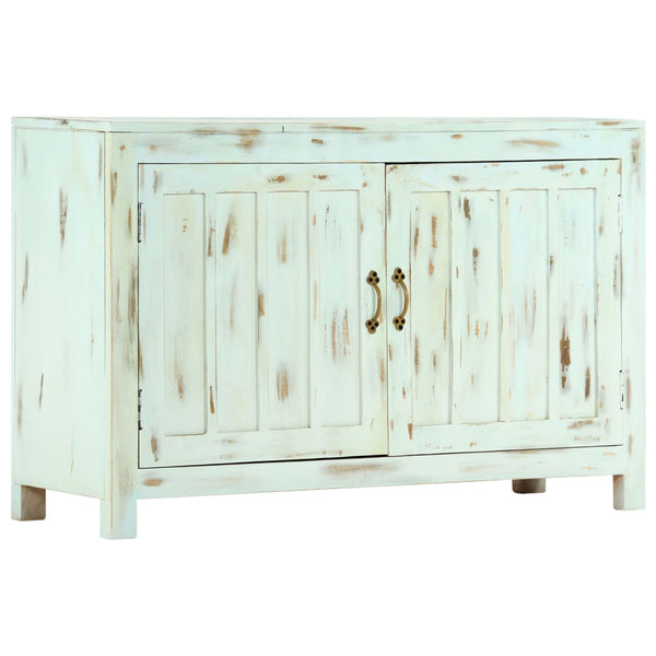 Sideboard Hellblau 110x35x70 cm Massivholz Mango
