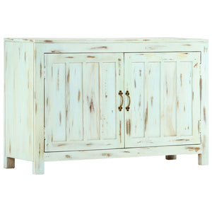 Sideboard Hellblau 110x35x70 cm Massivholz Mango