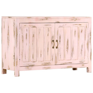 Sideboard Hellrosa 110x35x70 cm Massivholz Mango