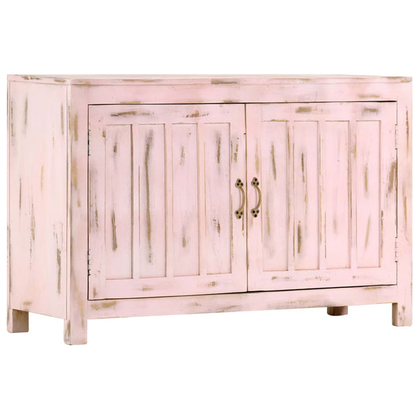 Sideboard Hellrosa 110x35x70 cm Massivholz Mango