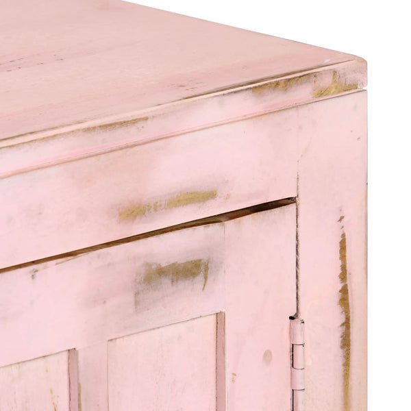 Sideboard Hellrosa 110x35x70 cm Massivholz Mango