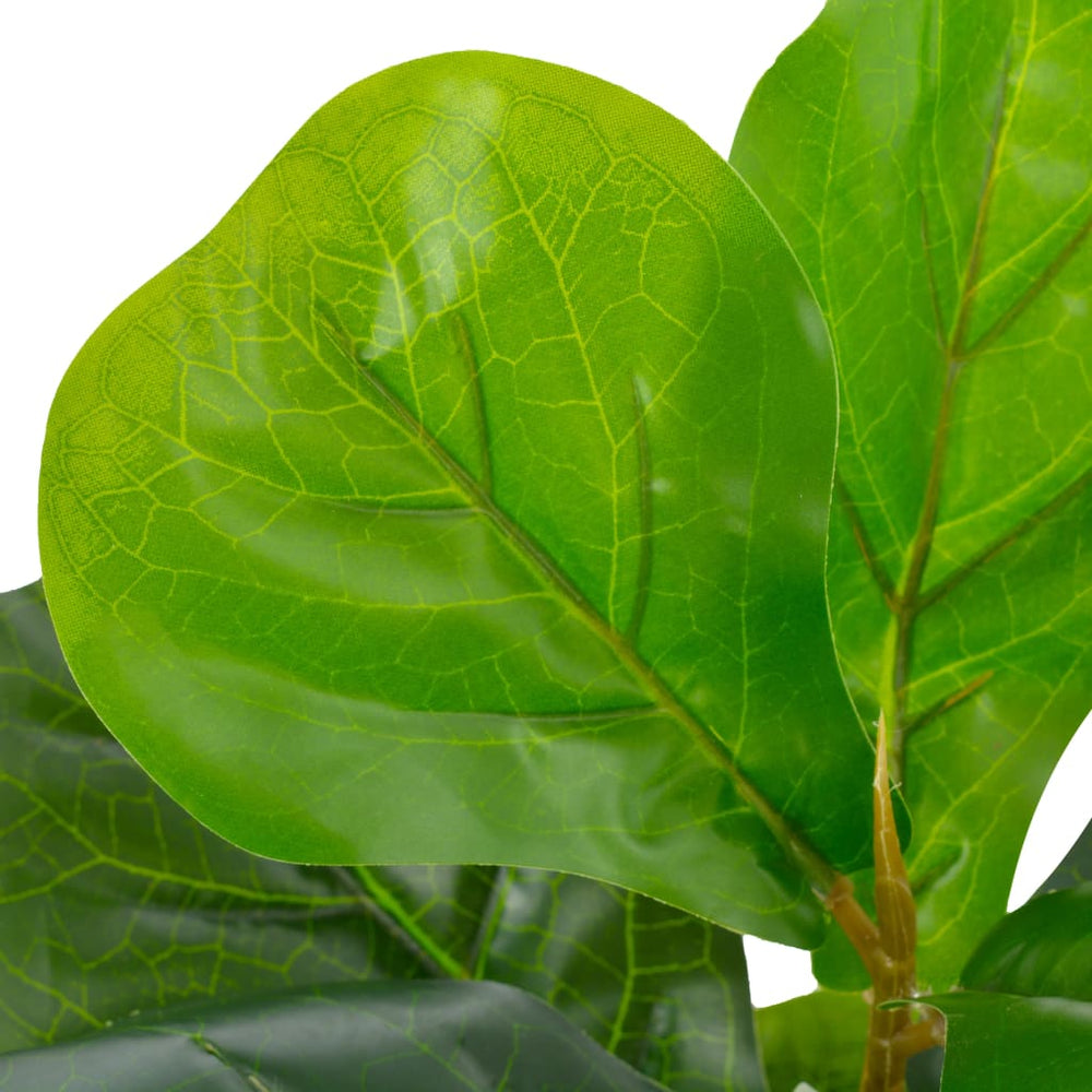 vidaXL Plante artificielle Ficus Lyrata en pot vert 45 cm