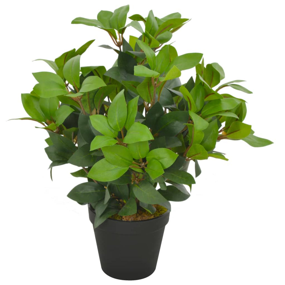 vidaXL Plante artificielle Laurier avec pot Vert 40 cm