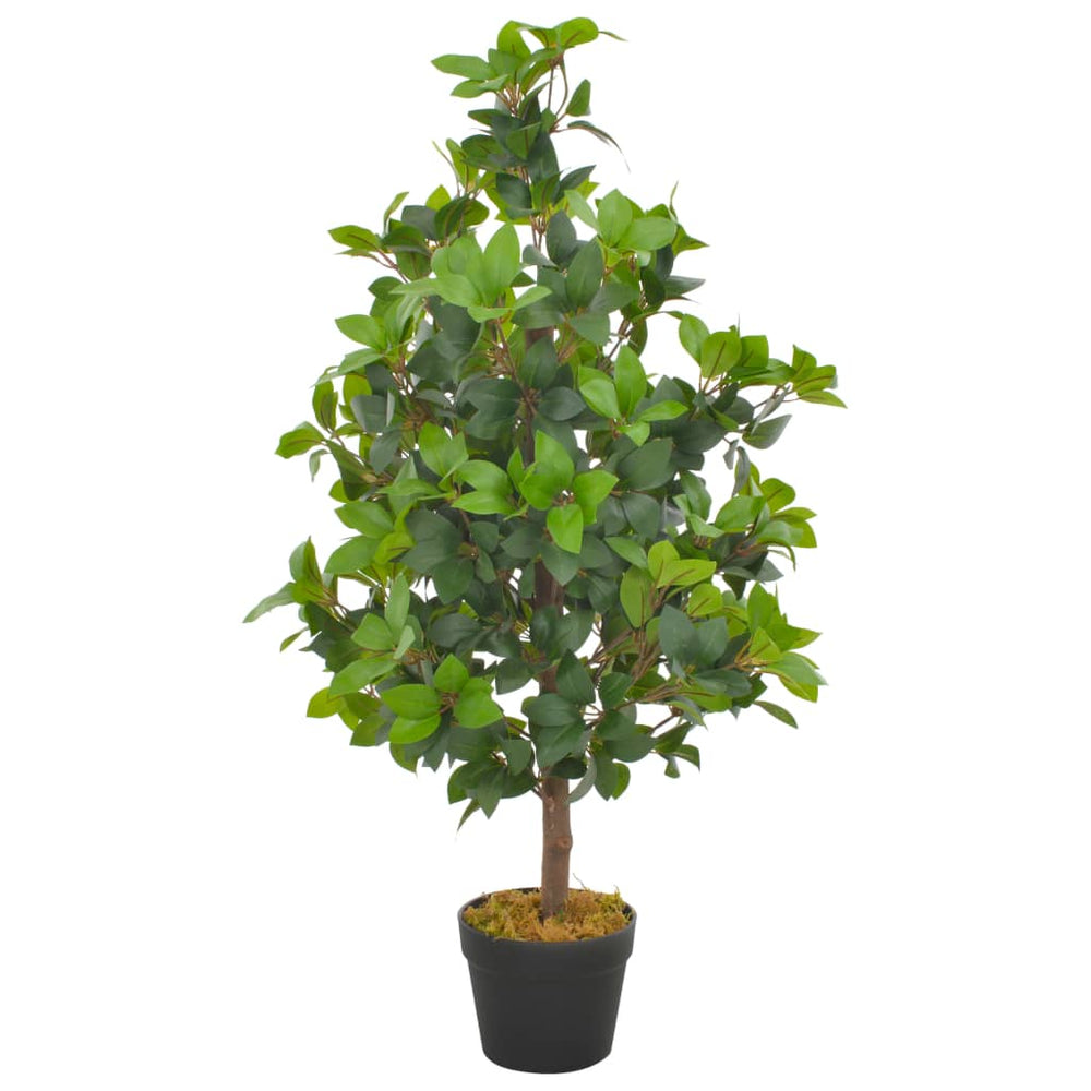 vidaXL Plante artificielle Laurier-rose avec pot Vert 90 cm