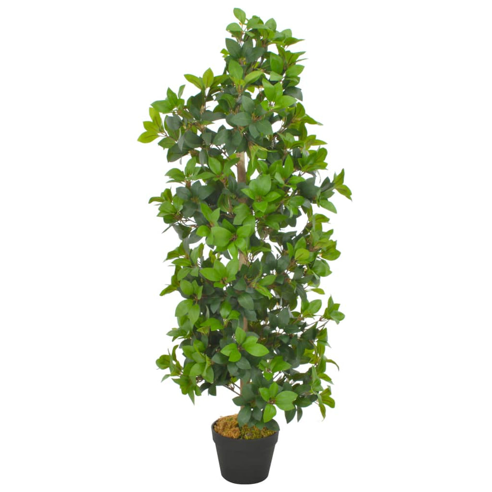vidaXL Plante artificielle Laurier avec pot Vert 120 cm