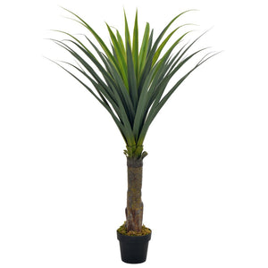 Künstliche Pflanze Yucca-Baum mit Topf Grün 145 cm