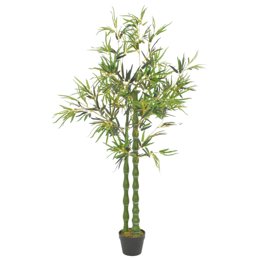 vidaXL Plante artificielle bambou avec pot Vert 160 cm