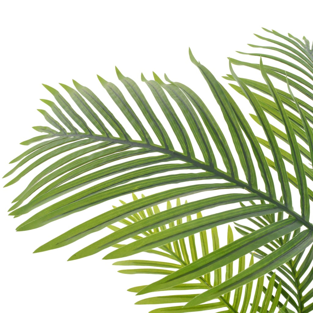 vidaXL Plante artificielle palmier avec pot Vert 120 cm