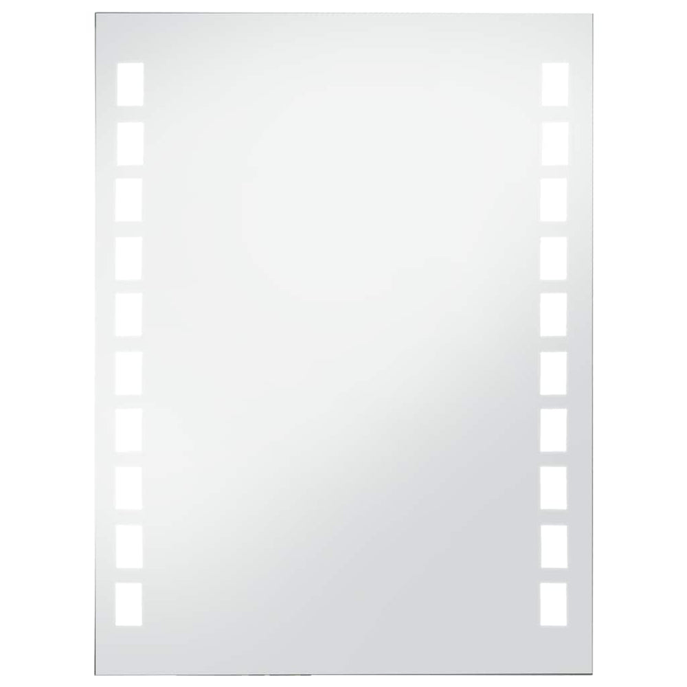 vidaXL Miroir mural de salle de bain avec LED 60x80 cm