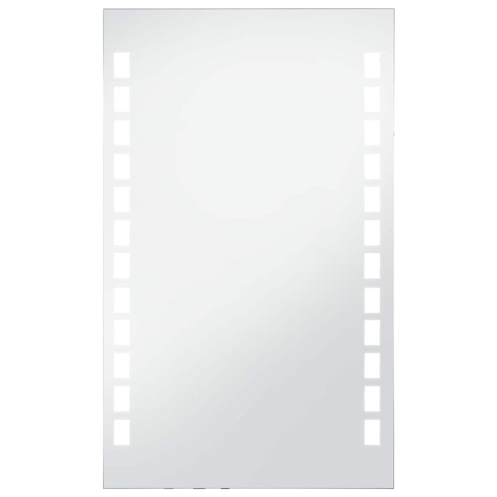 vidaXL Miroir mural de salle de bain avec LED 60x100 cm