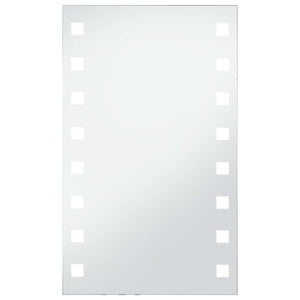 Badezimmer-Wandspiegel mit LEDs 60x100 cm