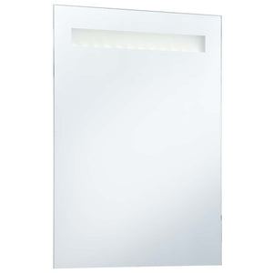 Badezimmer-Wandspiegel mit LEDs 60x80 cm