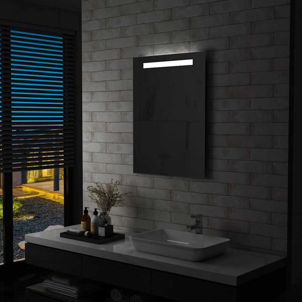 Badezimmer-Wandspiegel mit LEDs 60x80 cm