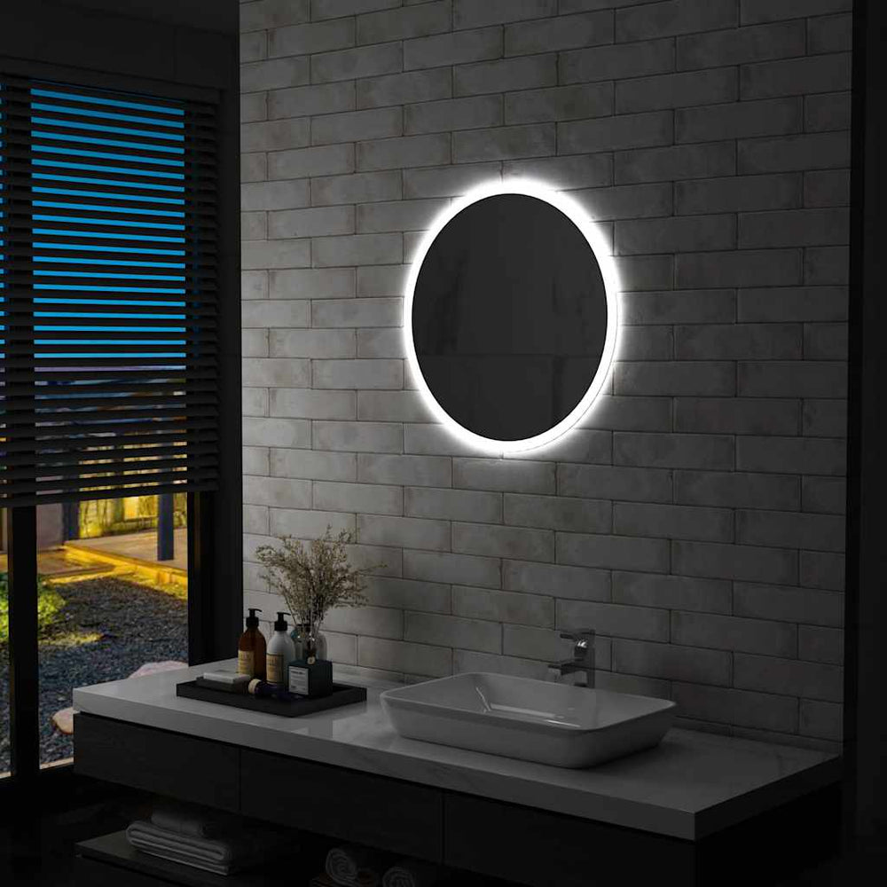 vidaXL Miroir de salle de bain avec LED 60 cm