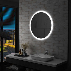Badezimmerspiegel mit LED 80 cm