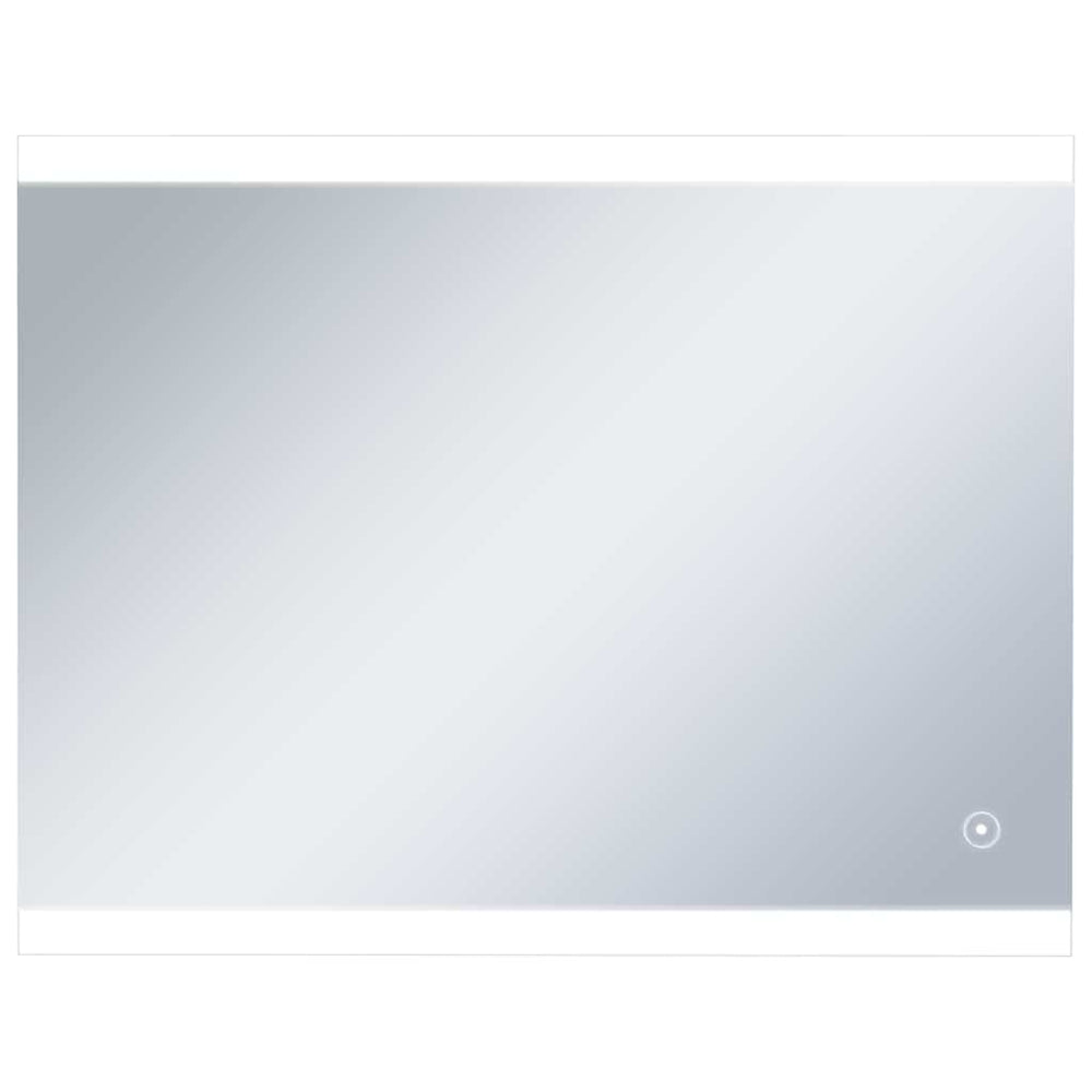 vidaXL Miroir de salle de bain LED avec capteur tactile 80 x 60 cm