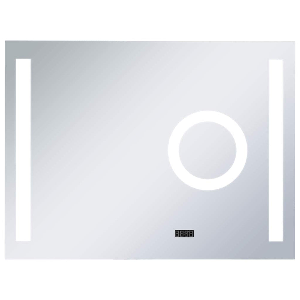 vidaXL Miroir de salle de bain LED avec capteur tactile 80 x 60 cm