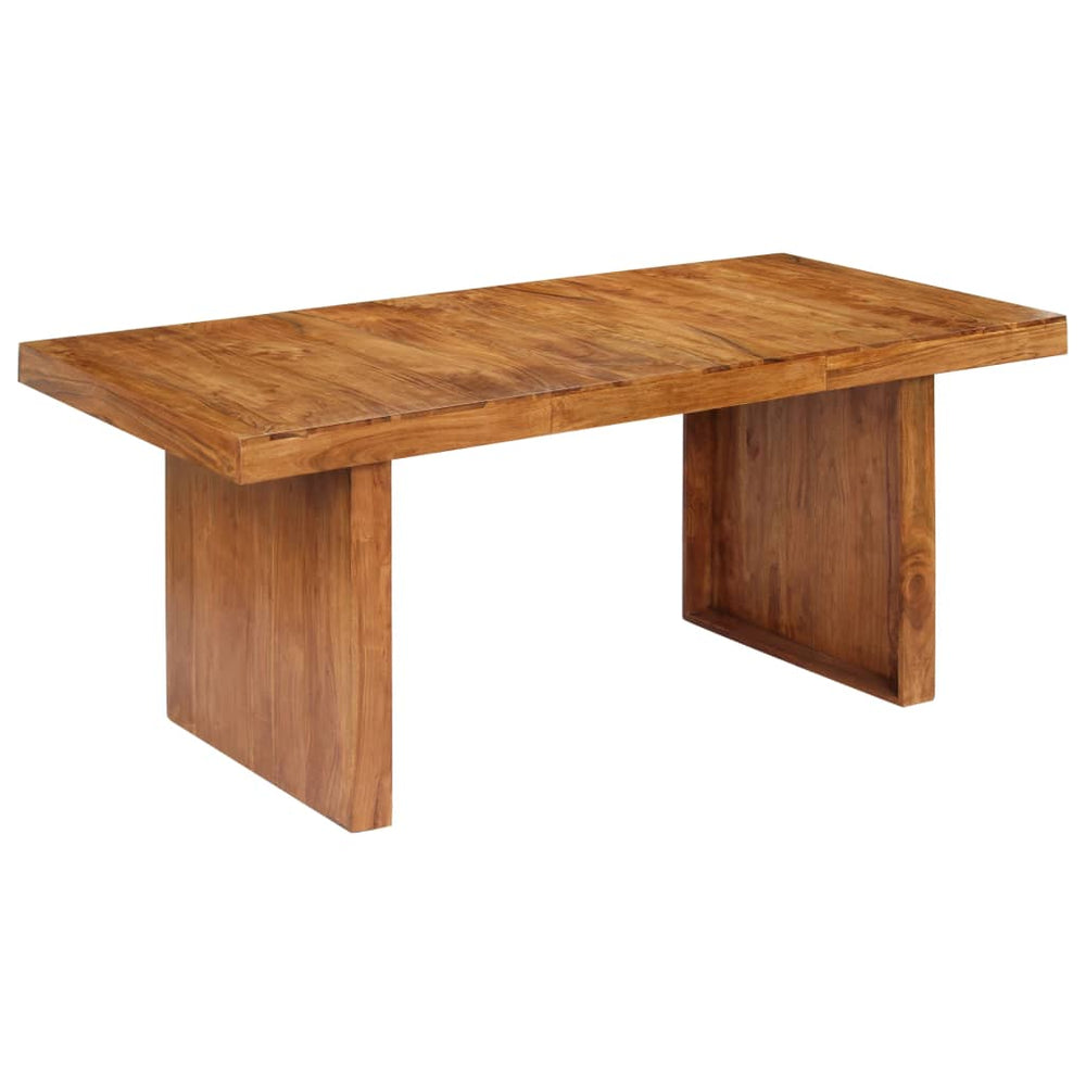 vidaXL Table de salle à manger Bois d'acacia massif 180x90x75 cm